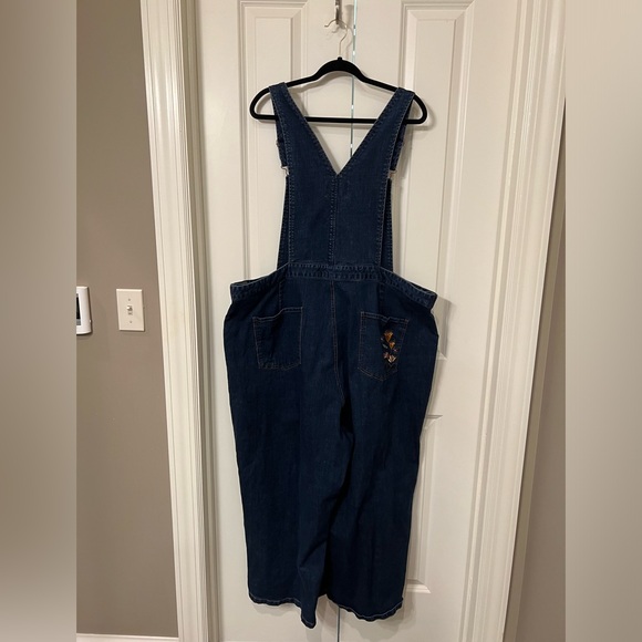 Princess Highway X Modcloth Embroidered Cat Overalls - Picture 3 of 6
